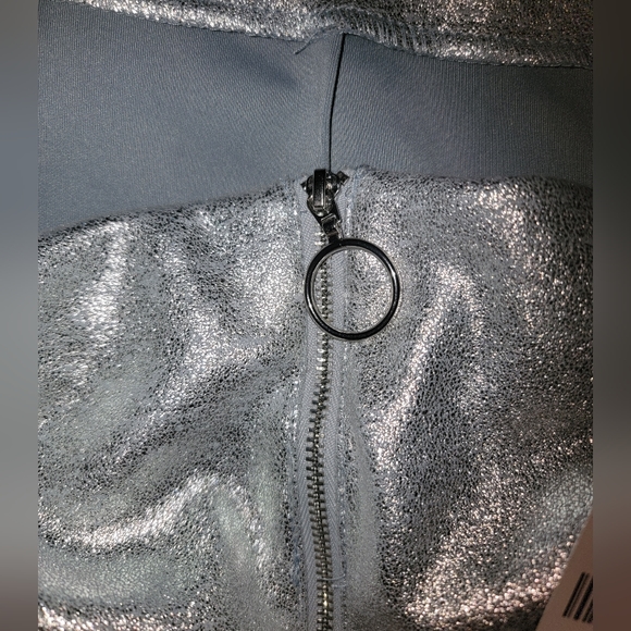 COPY - Metallic Silver O ring skirt (REPOST) - Picture 2 of 5
